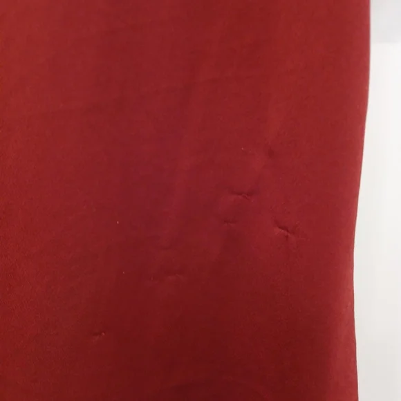 Adrienne Vittadini Dark Red Blouse Top - Picture 6 of 11